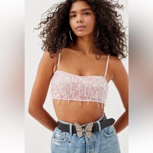 UO Dolly Sparkly Sequin Cami